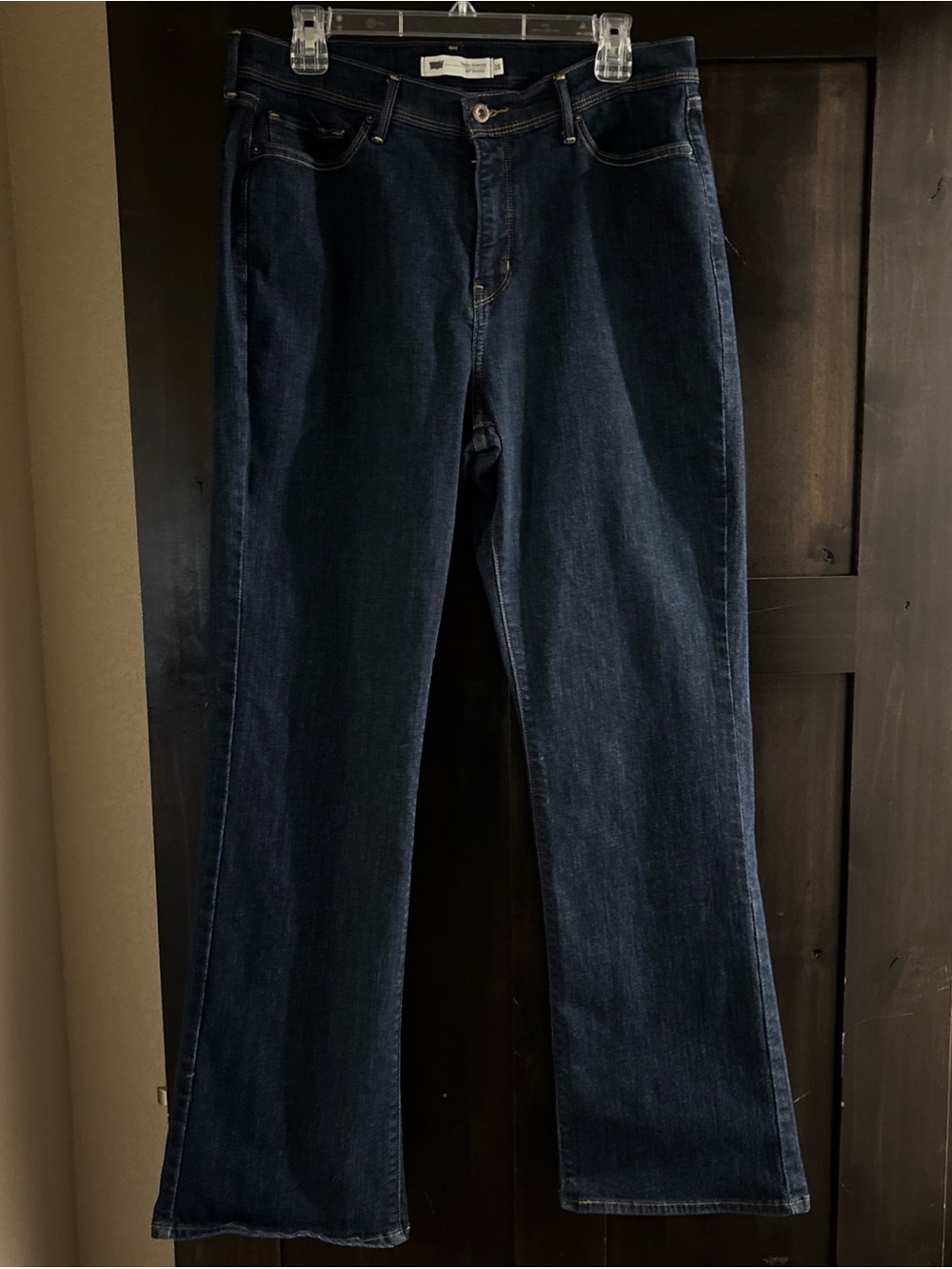 Levi's 512 Bootcut Perfectly Slimming High-Rise Women's Denim Blue Jeans Size 16